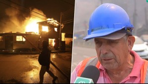 'Se quemó todo, pero nos vamos a levantar': Relato de vecino de Lirquén que perdió tres viviendas por incendio