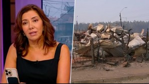 Carmen Gloria Arroyo por incendios forestales en Ñuble y Biobío: 'Casi o tanto más que el terremoto de 2010'