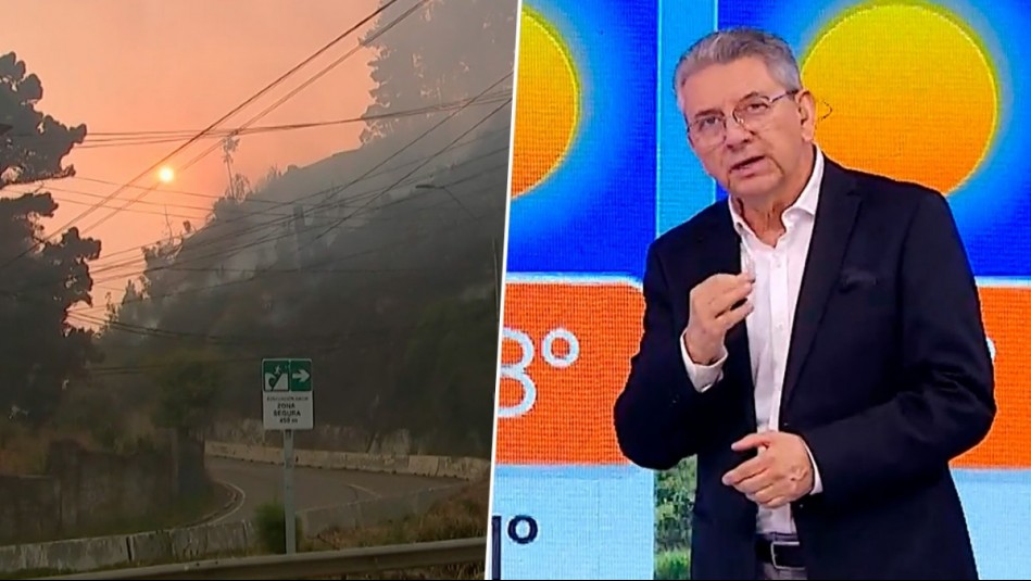 Vientos podrían alcanzar los 25 km/h: Advierten condiciones desfavorables para combatir incendios forestales