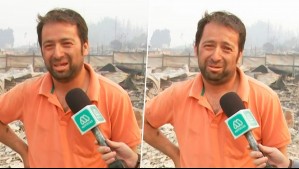'Decirle a mi empresa que no podré llegar': Potente relato de vecino afectado por incendio en Punta de Parra