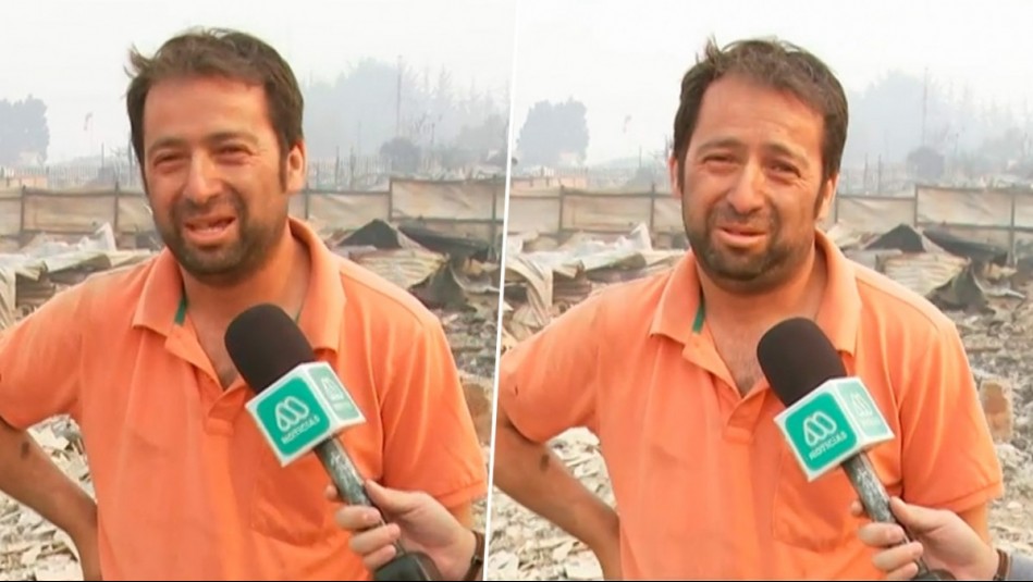 'Decirle a mi empresa que no podré llegar': Potente relato de vecino afectado por incendio en Punta de Parra