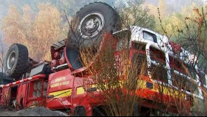 Carro de Bomberos vuelca mientras combatía incendios forestales en Florida: Hay siete voluntarios heridos