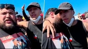 Se agradecieron mutuamente: El encuentro de Otakin y Pailita mientras ayudan a damnificados por los incendios