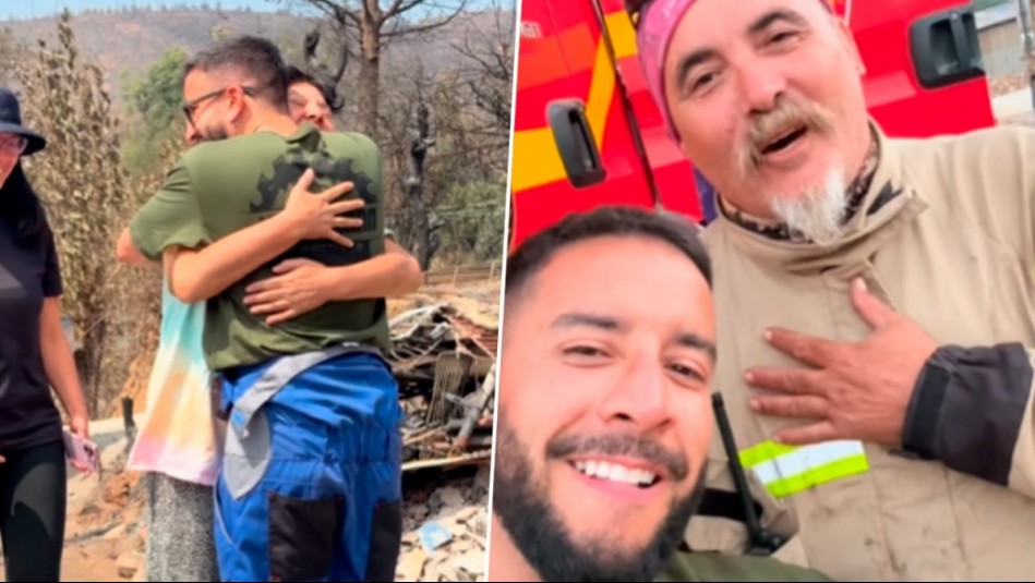 Se encontró con 'El Flaco' y repartió risas: Pastor Rocha acude en ayuda de los damnificados en Ñuble y Biobío