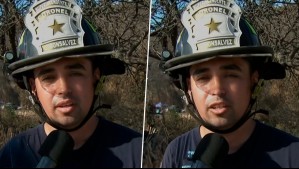 'Eres un valiente': El emotivo mensaje de bombero a Martín, niño que salvó a su familia de incendios en Penco