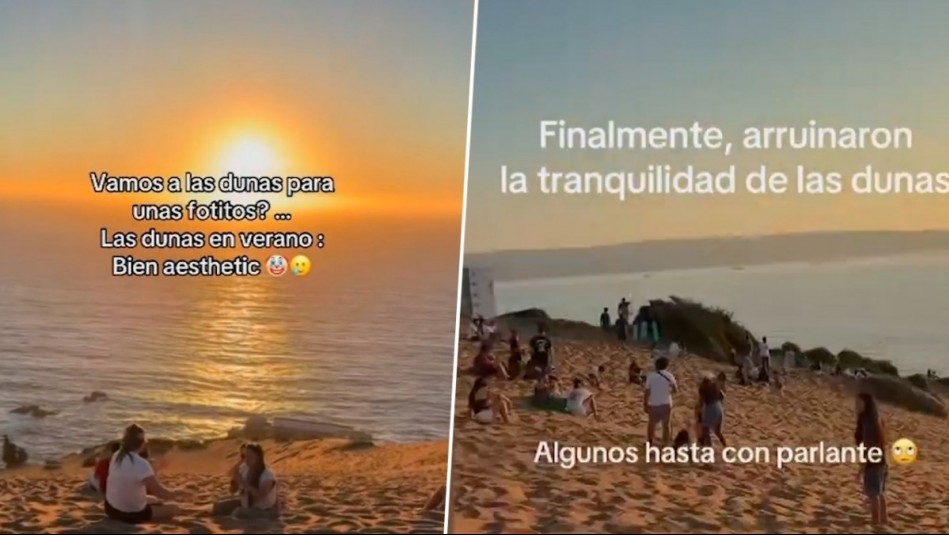 Del descanso al descontrol: Denuncian aglomeraciones, basura y autos en las dunas de Concón