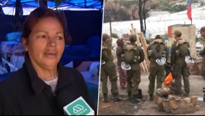 'Estamos preocupados': Afectada por incendio en Punta de Parra pide agilizar entrega de viviendas ante lluvias