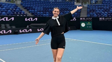 El emocionante momento de Daniela Nicolás con el tenista Jannik Sinner en Australia: "¡De alto impacto!"