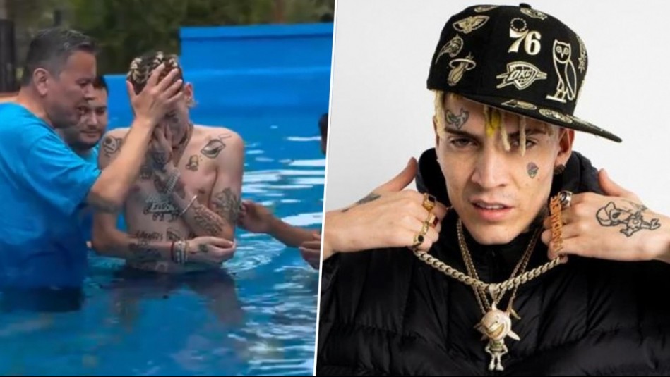 'Amén, ahora soporten': Marcianeke busca cambiar su vida y se bautiza por iglesia evangélica