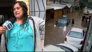'El agua ingresó como un tsunami': El dramático relato de vecina de Maipú cuya casa se inundó tras tormenta