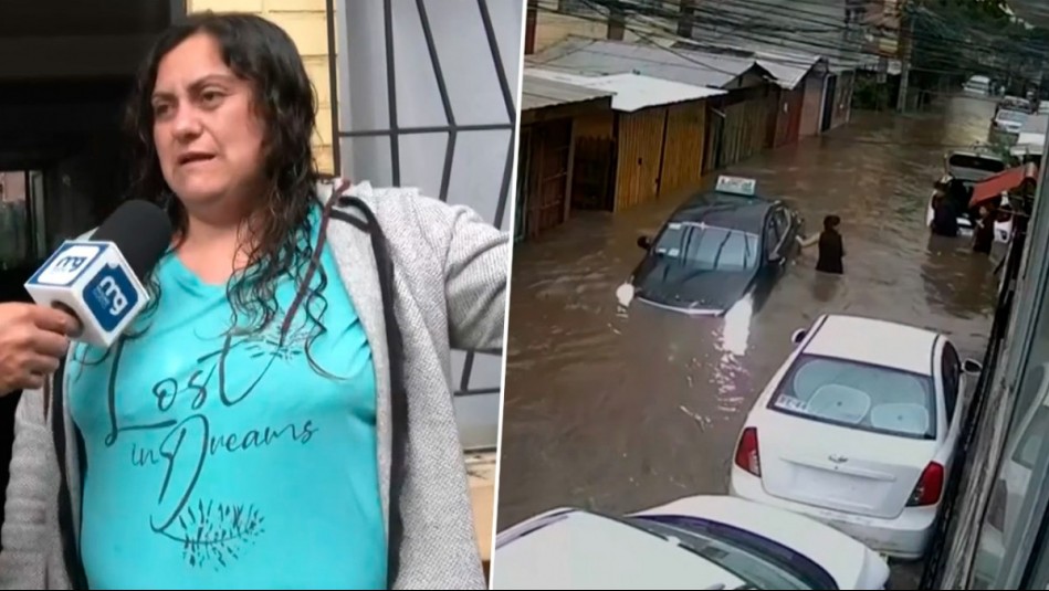 'El agua ingresó como un tsunami': El dramático relato de vecina de Maipú cuya casa se inundó tras tormenta