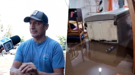 "Tuvimos que romper las paredes": El dramático relato de vecino de Maipú tras inundación por fuerte tormenta