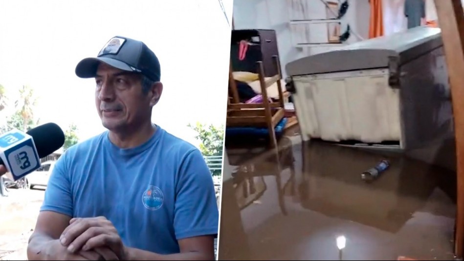 'Tuvimos que romper las paredes': El dramático relato de vecino de Maipú tras inundación por fuerte tormenta