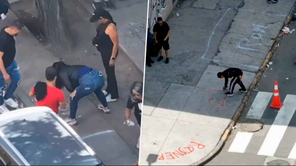 Con spray y pintura: Ambulantes se desplazan y remarcan espacios a solo cuadras de Barrio Meiggs