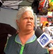 Mira acá la reacción de una comerciante establecida por el desalojo de vendedores ambulantes en Barrio Meiggs.