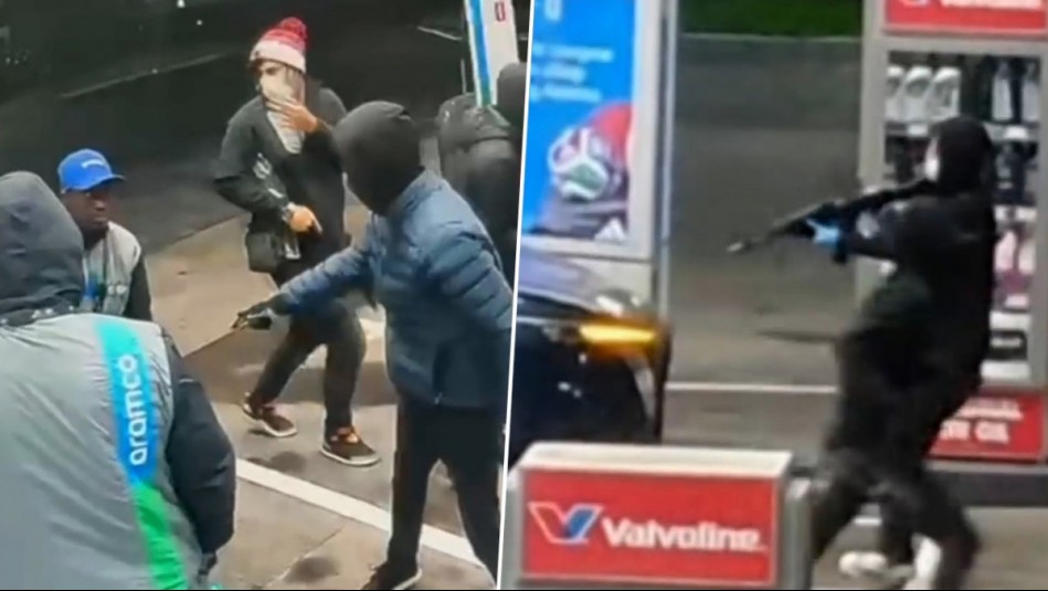 En servicentros y en mall: Preocupación por robos con armas de grueso calibre en Santiago