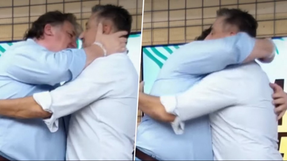 Con beso incluido: Fernando Solabarrieta y Luka Tudor hicieron las paces de una forma muy especial