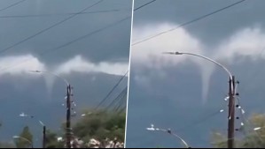 Registran inusual 'nube embudo' en Pucón: Alejandro Sepúlveda explica su diferencia con un tornado