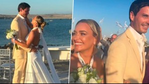 Más de 100 invitados y un vestido que viajó varios kilómetros: Así fue el matrimonio de Daniela Nicolás