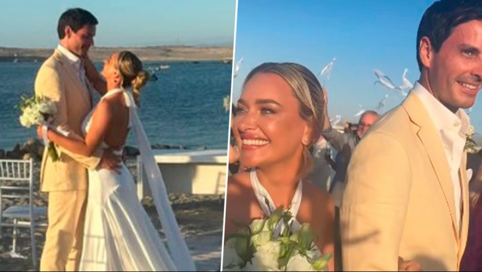 Más de 100 invitados y un vestido que viajó varios kilómetros: Así fue el matrimonio de Daniela Nicolás