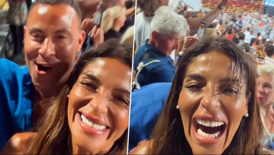 Fue grabado por Kathy Orellana: El inesperado chascarro de Rodrigo Díaz en pleno carnaval brasileño