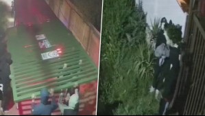 Portón genera una 'guerra' entre vecinos en Lampa: Denuncian bomba molotov y corona de flores como amenaza