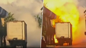 Video capta momento exacto de la explosión en Renca: Arrasó con todo a su paso