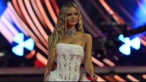 ¡Toda una reina! Inna Moll impactó con vestido con transparencias en la Gala del Festival de Viña 2026