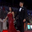 La panelista de farándula pasó por la alfombra roja en medio de las pifias del público.