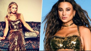 Tita Ureta utilizó vestido de 15 kilos que usó Paris Hilton hace una década