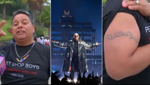 Fanático de Pet Shop Boys se tatuó el nombre del grupo: 'Acá están los reyes del tecno pop'