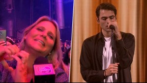 'Mi cuore está con él': La emotiva reacción de Marianne Schmidt en pleno show de Matteo Bocelli en Viña 2026