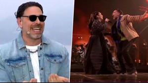 ¿Se subió o lo invitaron? Neme aclaró por qué llegó al escenario durante el show de Gloria Estefan