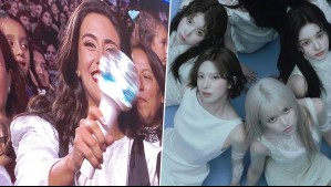 'Es tan bonita...': La reacción de NMIXX a Macarena Ripamonti sosteniendo su lightstick oficial en Viña 2026