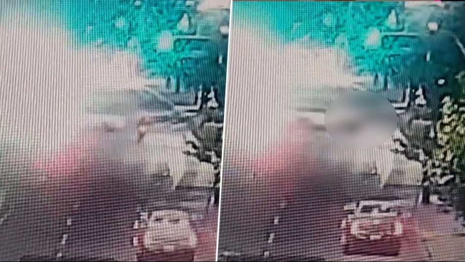 Revelan video del momento exacto en que Fran Maira choca a motociclista en Lo Barnechea