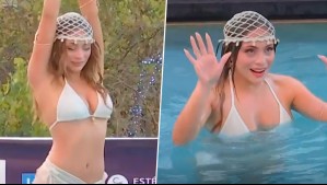 Matteo Bocelli no pudo estar: Así fue el piscinazo de Skarleth Labra, la reina del Festival de Viña 2026