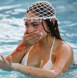 Skarleth Labra realizó el tradicional piscinazo tras ser coronada reina de Viña 2026, que no estuvo exento de complicaciones.