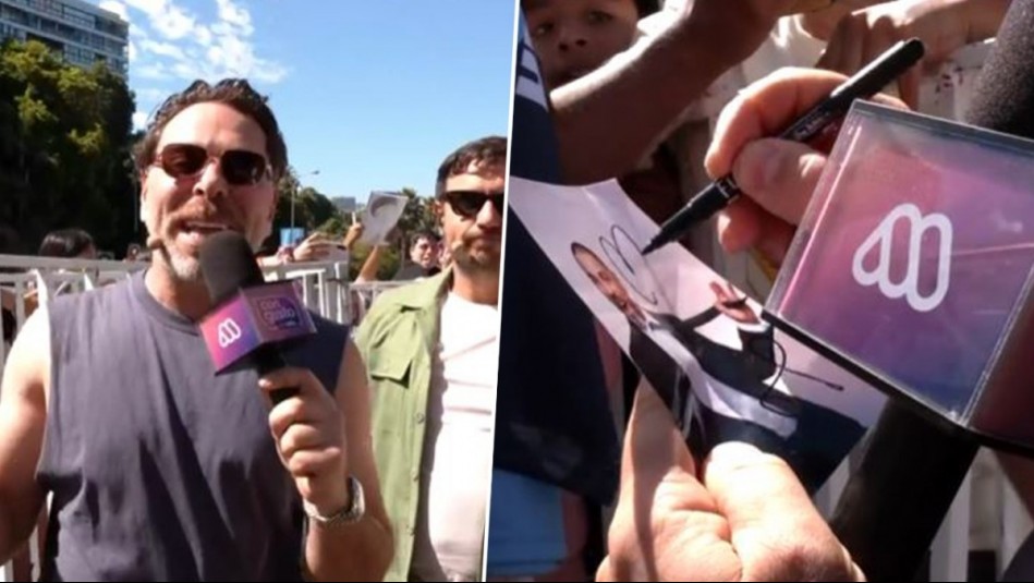 'Quiere conmigo...': Panel de Con Gusto a Viña recibió el cariño de la gente y una fan declaró su amor a Neme