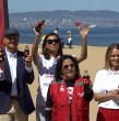 Coca-Cola premió a recicladores por su trabajo en Viña en el Festival.
