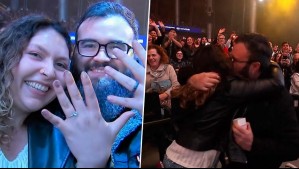 'Fue una sorpresa': Habla pareja que se pidió matrimonio al mismo tiempo en show de Mon Laferte en Viña 2026
