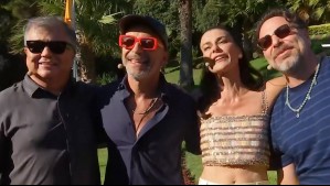 Con Tonka Tomicic y Neme: Equipo de Only Viña llegó al reloj de flores para tomarse especial foto