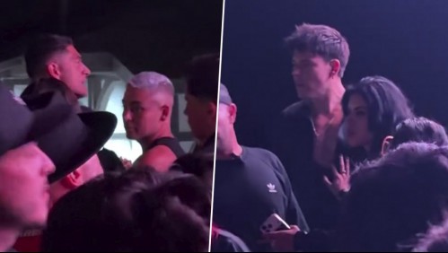 Tenso momento: Sammis Reyes y Cuco Cerda se enfrascaron en una discusión en fiesta viñamarina