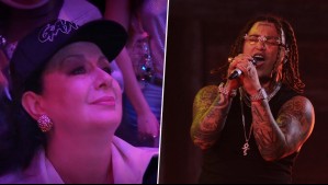 ¡Toda una fanática! Verónica Villarroel fue captada gozando el show de Pablo Chill-E en Viña 2026