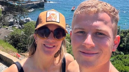 Las emotivas fotos del hijo de Diana Bolocco con su abuelo a casi dos meses de la muerte de Rose Marie Fonck