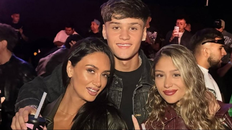 Diversión en Viña: Las postales de Trini Neira en una gran fiesta junto su hermano y su madre