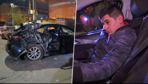 El piloto logró escapar: Impactante persecución policial termina en violento choque en Atrapados 133