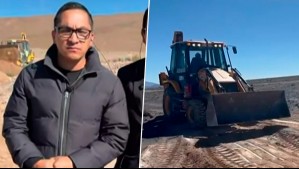 'No temo a las consecuencias': Diputado construye zanja con su propio dinero en paso fronterizo con Bolivia