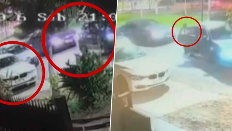 Videos muestran ataque armado contra abogado en Puente Alto: Fue baleado en la cabeza al interior de su auto