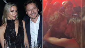 Como en una serie: El apasionado beso de Benjamín Vicuña a su pareja en pleno festival uruguayo
