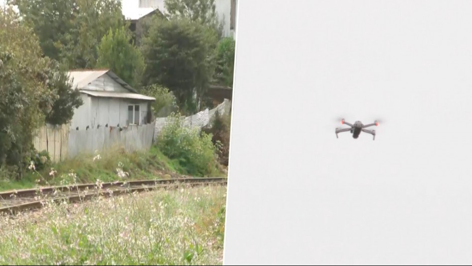 Con drones y búsqueda casa a casa: PDI y Carabineros intensifican rastreo por ataque a uniformado baleado